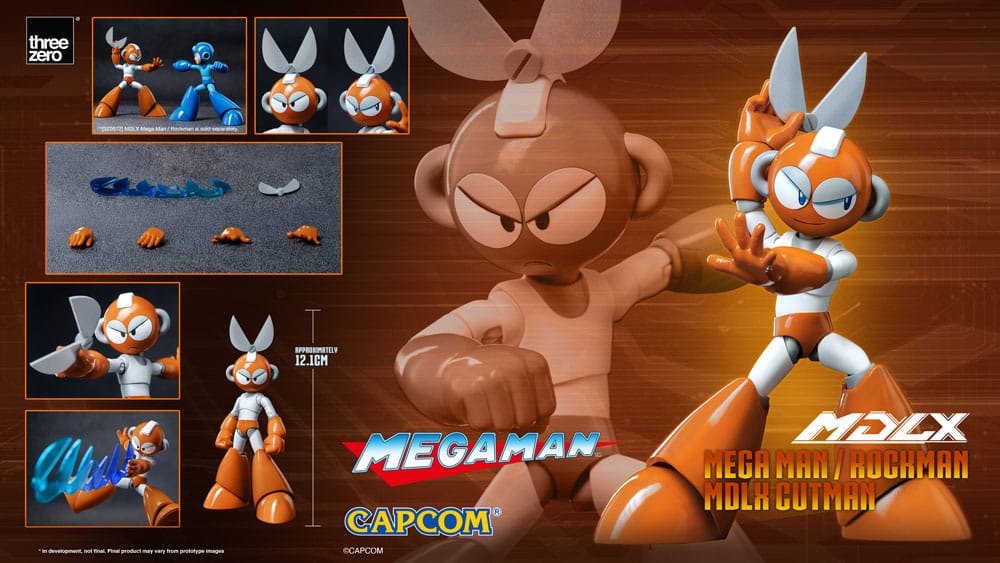 Mega Man MDLX Action Figure Rockman / Mega Man Cutman 12 cm