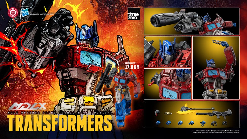 Transformers MDLX Action Figure Optimus Prime (Comic Book Edition) 18 cm
