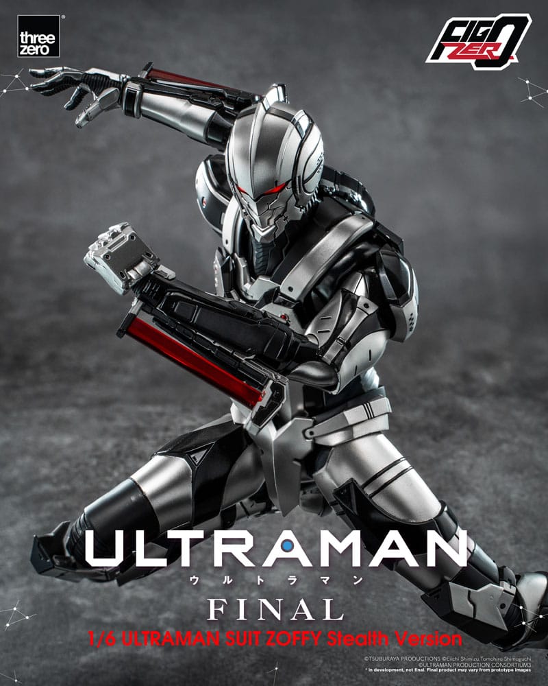 Ultraman Final FigZero Action Figure 1/6 Ultraman Suit Zoffy Stealth Version 30 cm