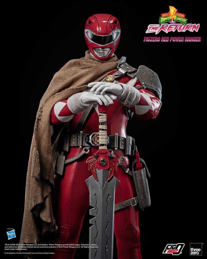 Mighty Morphin Power Rangers: The Return FigZero Action Figure 1/6 Red Power Ranger 31 cm