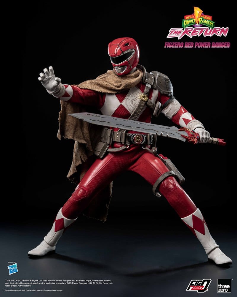Mighty Morphin Power Rangers: The Return FigZero Action Figure 1/6 Red Power Ranger 31 cm