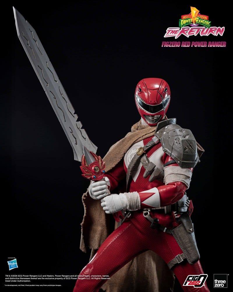 Mighty Morphin Power Rangers: The Return FigZero Action Figure 1/6 Red Power Ranger 31 cm