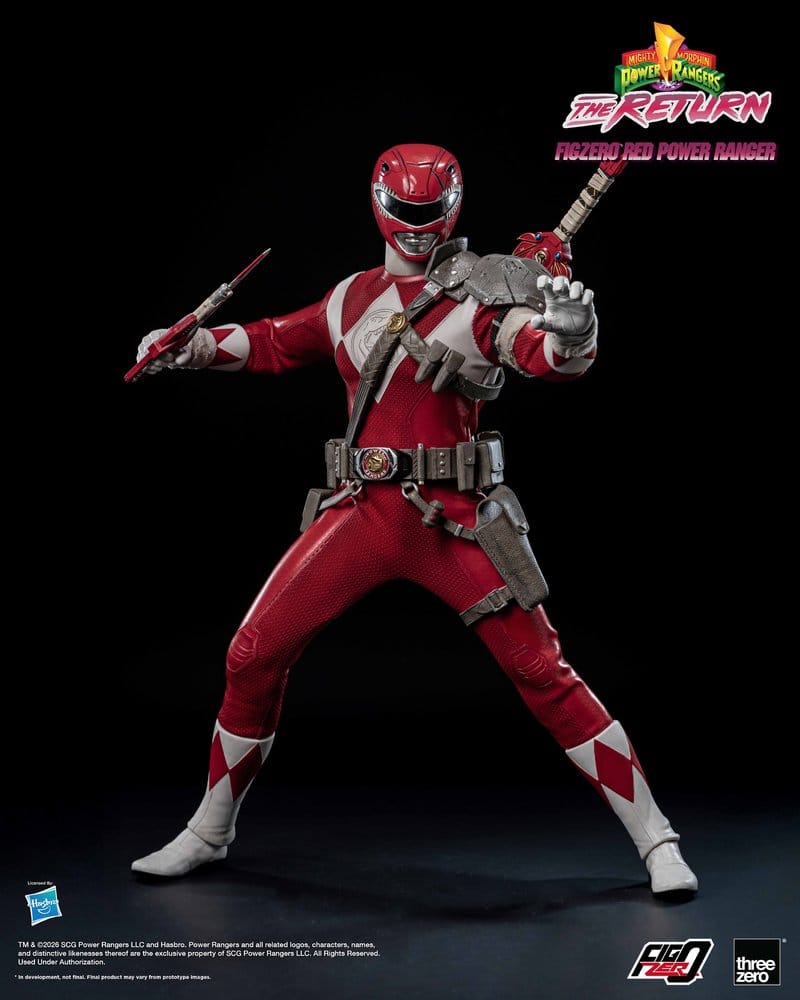 Mighty Morphin Power Rangers: The Return FigZero Action Figure 1/6 Red Power Ranger 31 cm