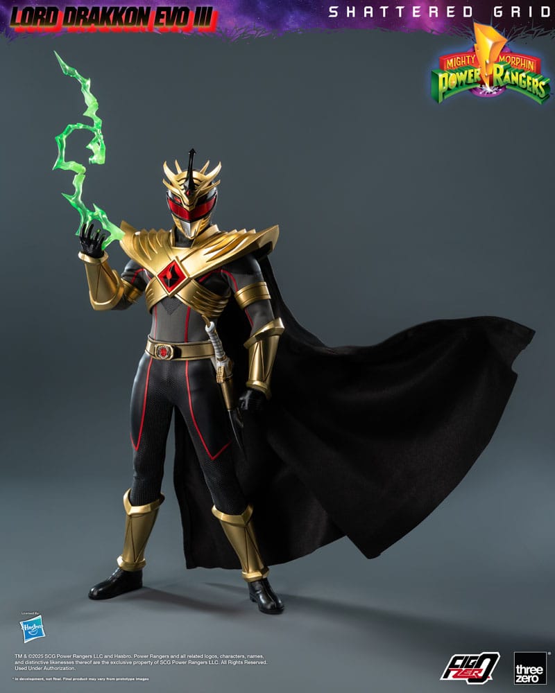 Mighty Morphin Power Rangers Shattered Grid  FigZero Action Figure 1/6 Lord Drakkon Evo III 30 cm