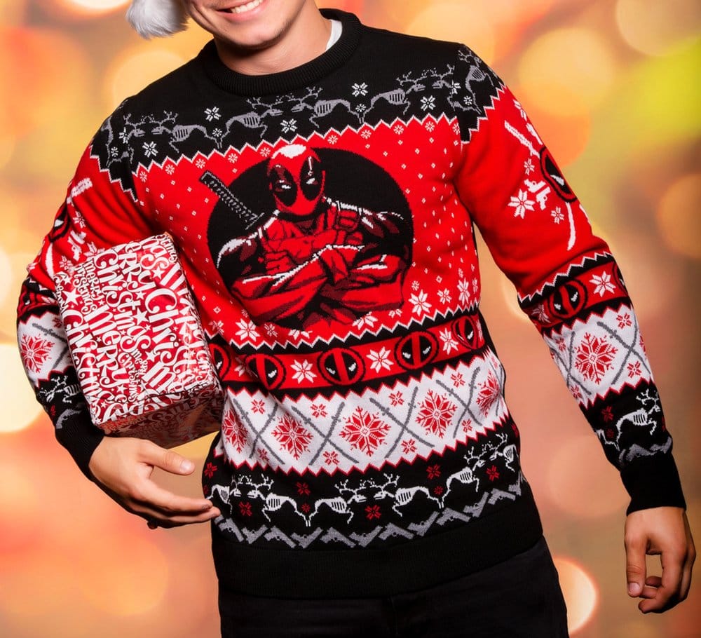 Deadpool Christmas Sweater Size XXL