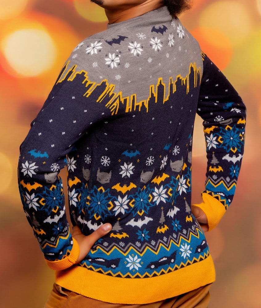 Batman Christmas Sweater Frosty Size M
