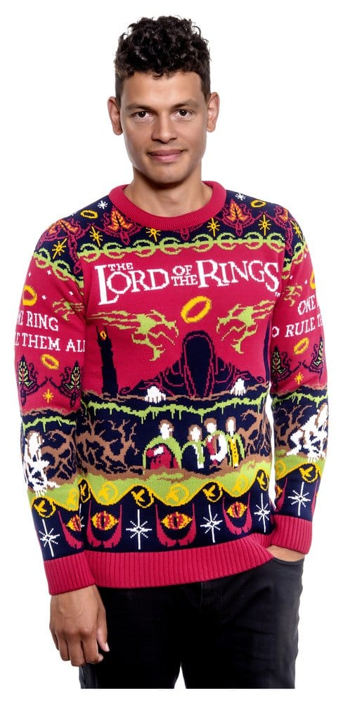 Lord Of The Rings Christmas Sweater One Sweater To Rule Them All Size XS
