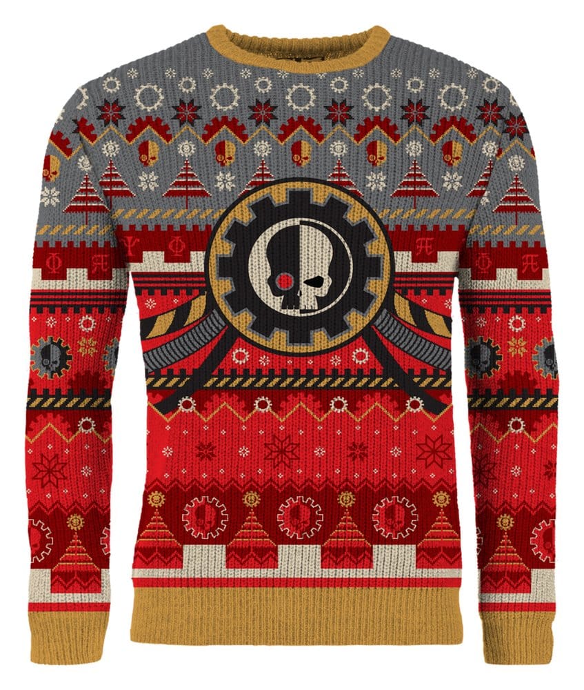 Warhammer 40,000 Christmas Sweater Admech Size M