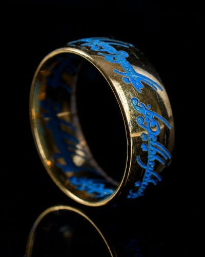 Lord of the Rings Replica One Ring Glow in the Dark