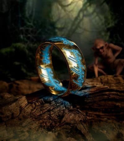 Lord of the Rings Replica One Ring Glow in the Dark