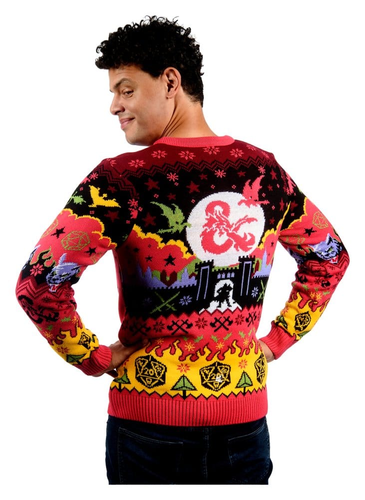 Dungeons & Dragons Christmas Sweater Size S