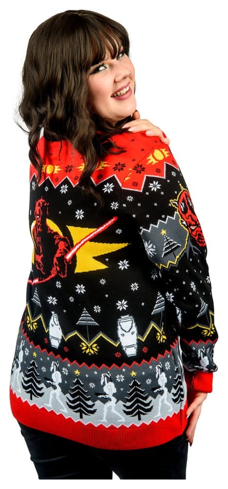 Star Wars Christmas Sweater Sith Size L