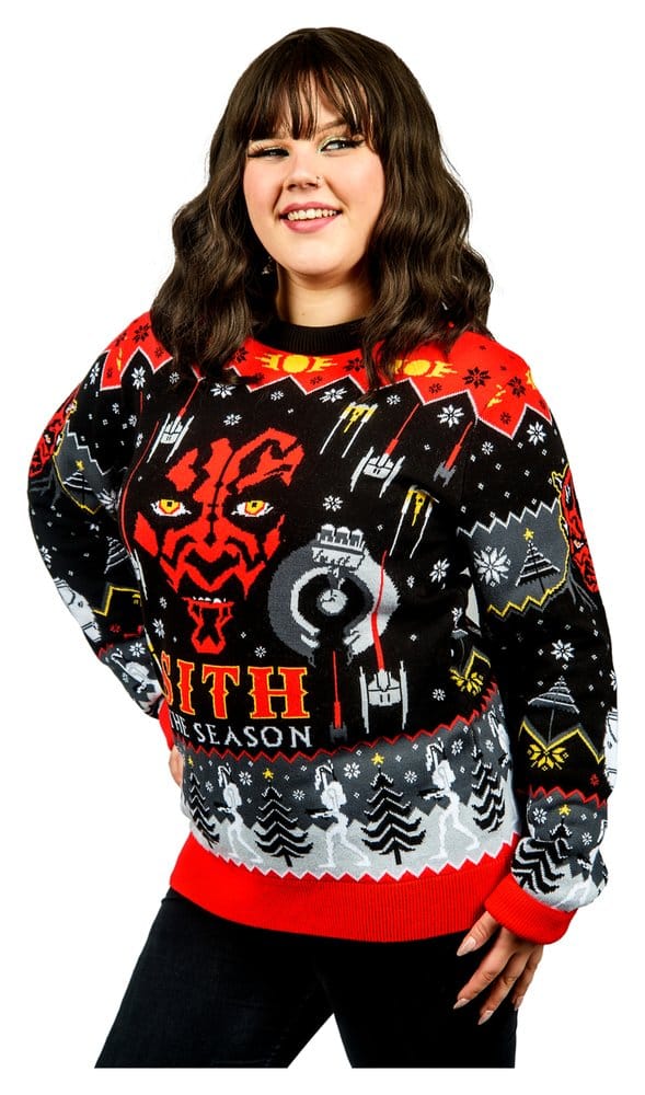 Star Wars Christmas Sweater Sith Size XL