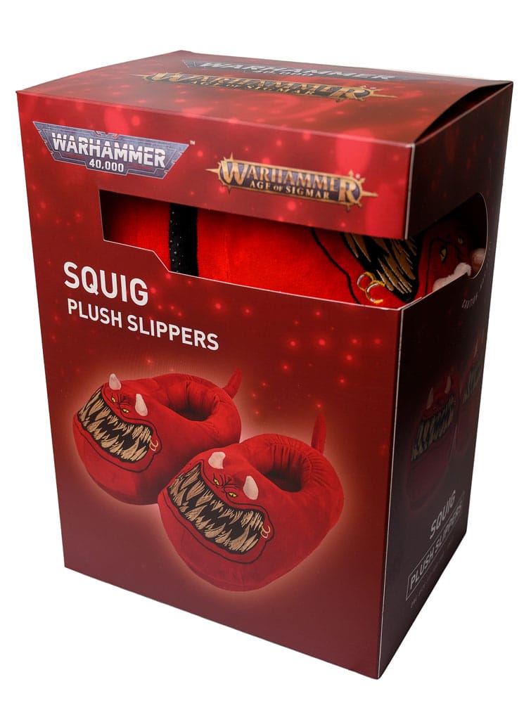 Warhammer 40,000 Slippers Red Squig Slippers (One Size)