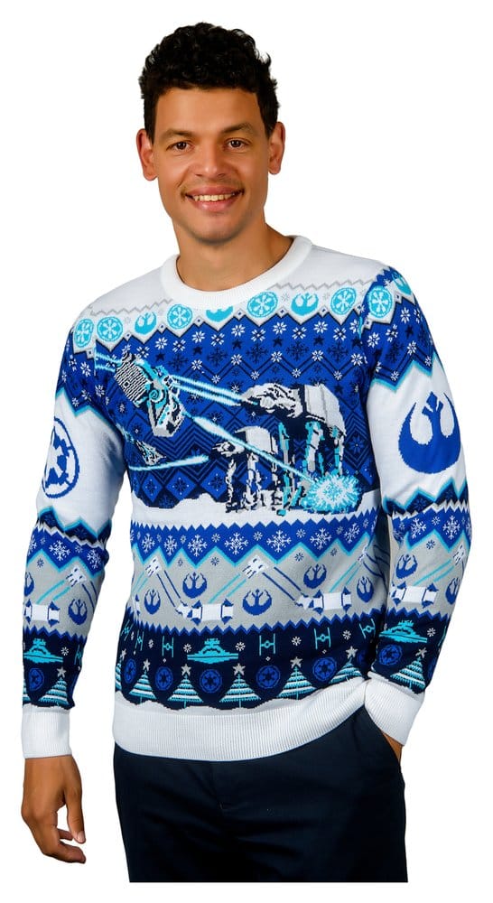 Star Wars Christmas Sweater AT-AT Assault Size M