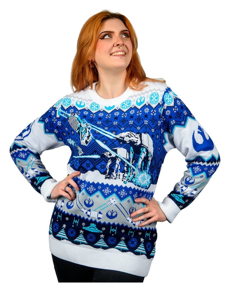 Star Wars Christmas Sweater AT-AT Assault Size XXXL