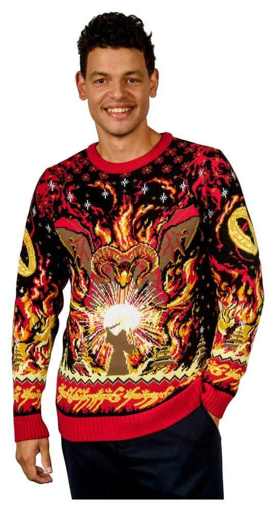 Lord of the Rings Christmas Sweater Balrog Size XL