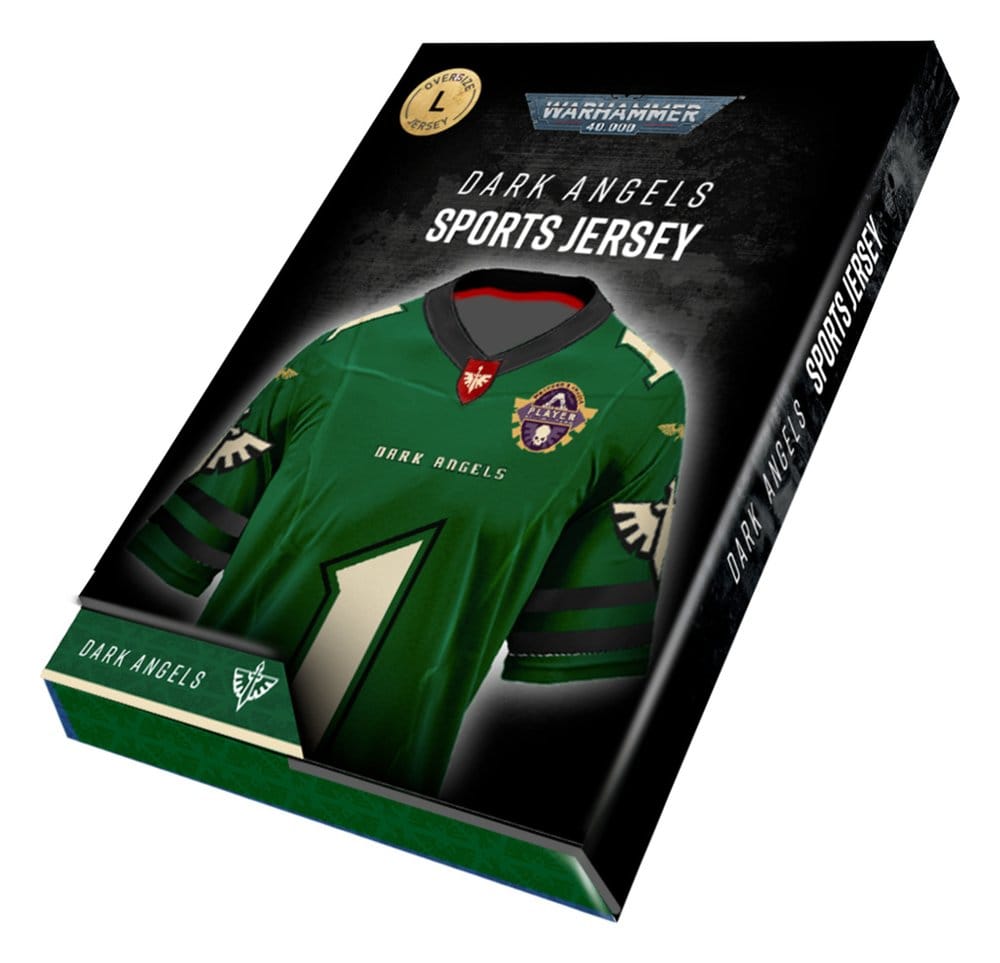 Warhammer 40,000 Sports Jersey Shirt Dark Angels - L