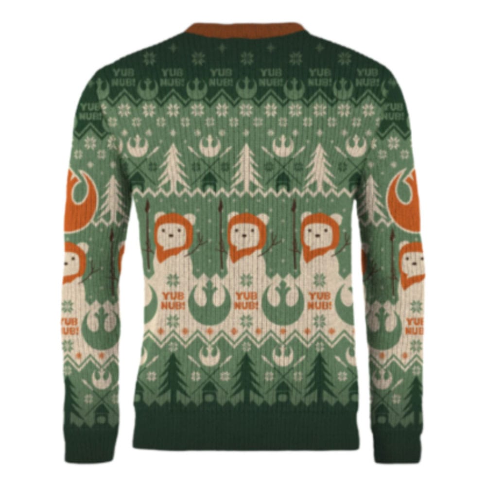 Star Wars Christmas Sweater Ewok'n around the Christmas Tree  Size XL