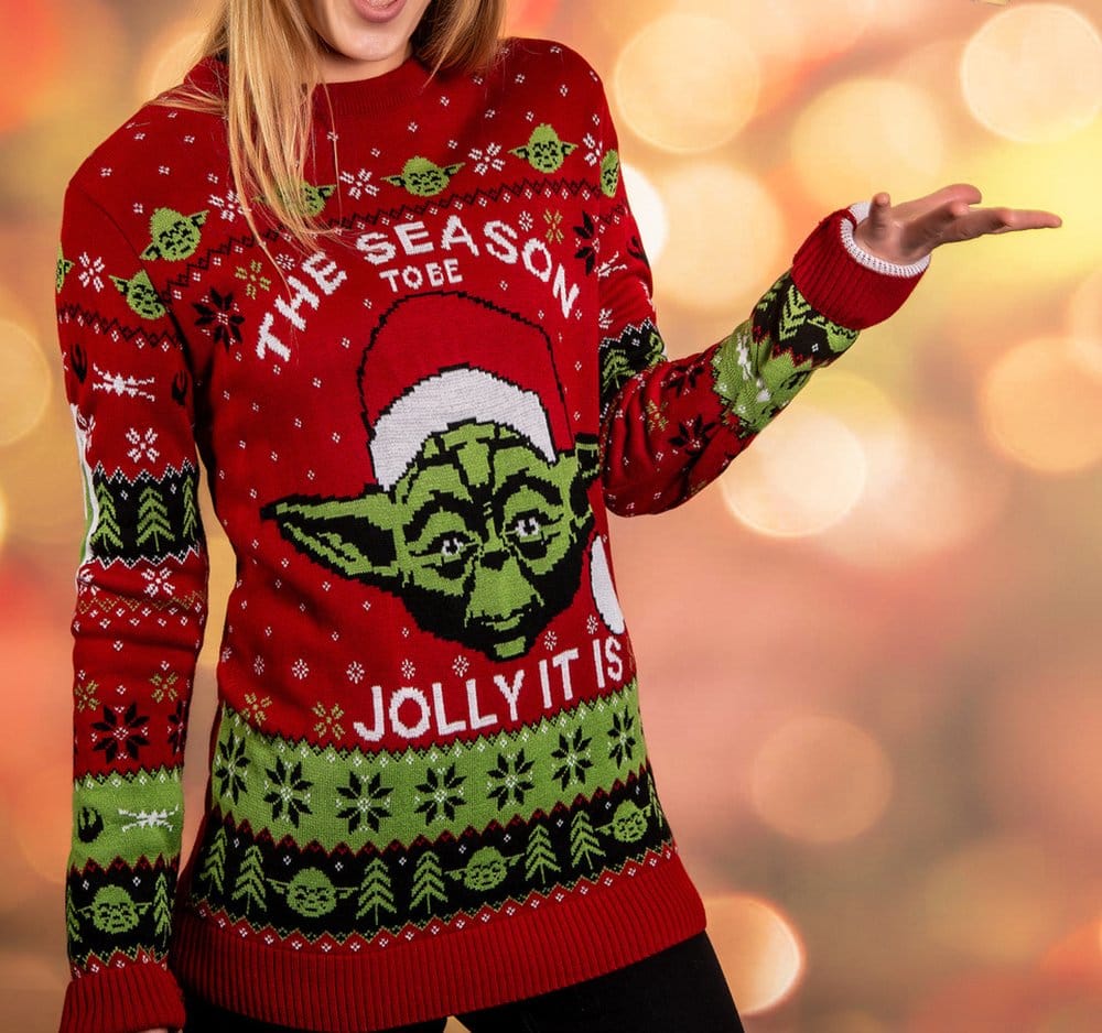 Star Wars Christmas Sweater Yoda Size XXL