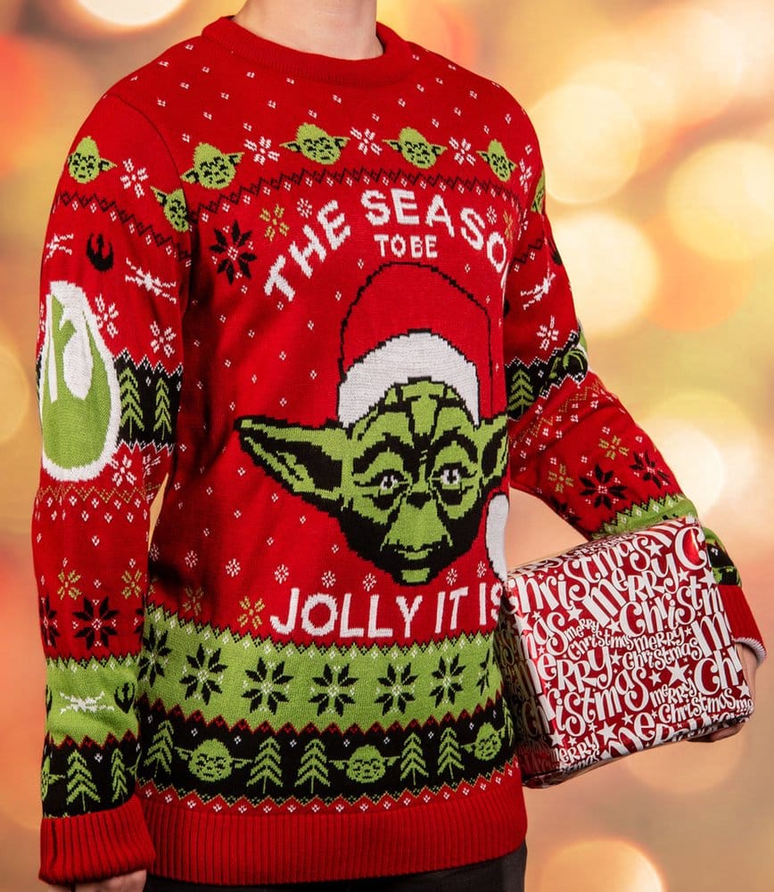 Star Wars Christmas Sweater Yoda Size XXL