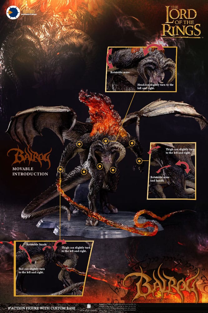 Lord of the Rings Plastic Model Kit Balrog (Organic Version) 28 cm