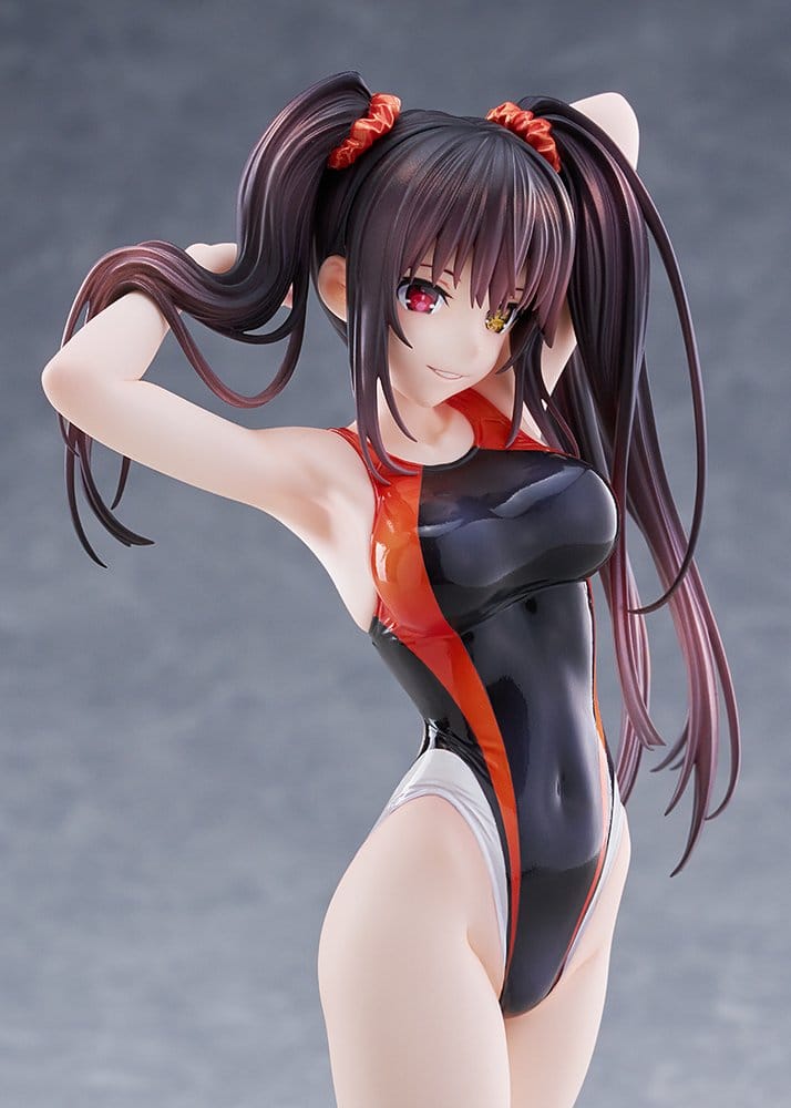Date A Live Swimsuit Silhouette PVC Figure 1/7 Kurumi Tokisaki Swimwear Ver. 24 cm