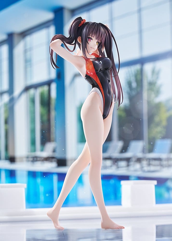 Date A Live Swimsuit Silhouette PVC Figure 1/7 Kurumi Tokisaki Swimwear Ver. 24 cm