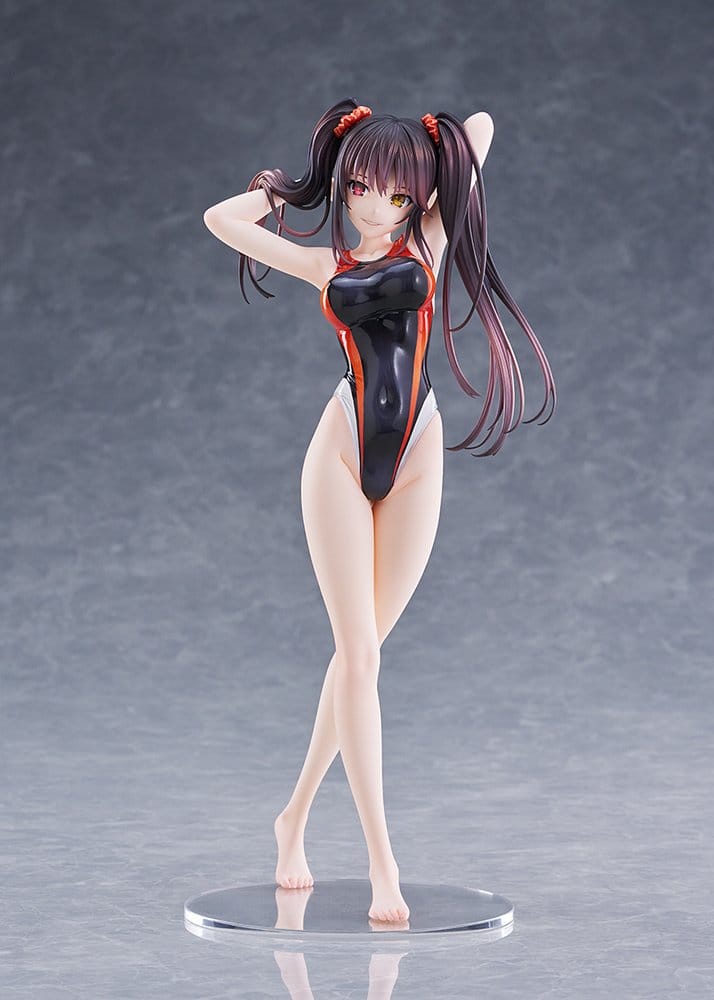 Date A Live Swimsuit Silhouette PVC Figure 1/7 Kurumi Tokisaki Swimwear Ver. 24 cm
