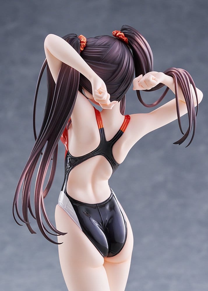 Date A Live Swimsuit Silhouette PVC Figure 1/7 Kurumi Tokisaki Swimwear Ver. 24 cm