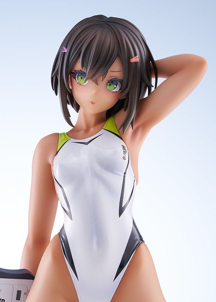 Arms Note PVC Figure 1/7 Buchou-chan of the Swimming Club White Swimsuit Ver. 22 cm
