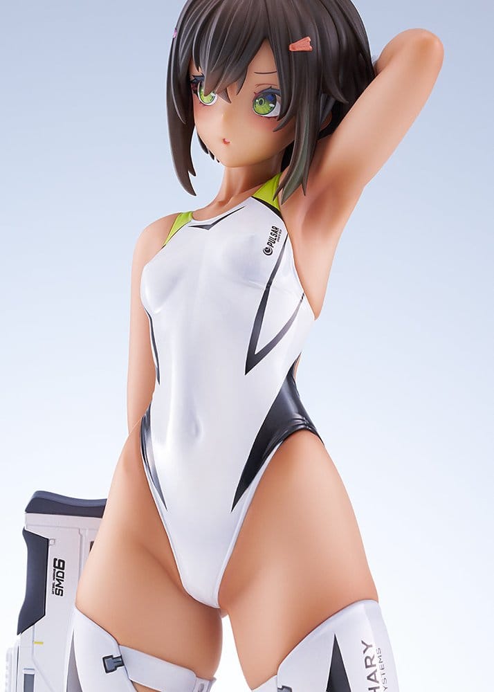 Arms Note PVC Figure 1/7 Buchou-chan of the Swimming Club White Swimsuit Ver. 22 cm