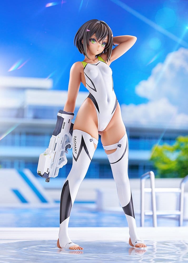 Arms Note PVC Figure 1/7 Buchou-chan of the Swimming Club White Swimsuit Ver. 22 cm