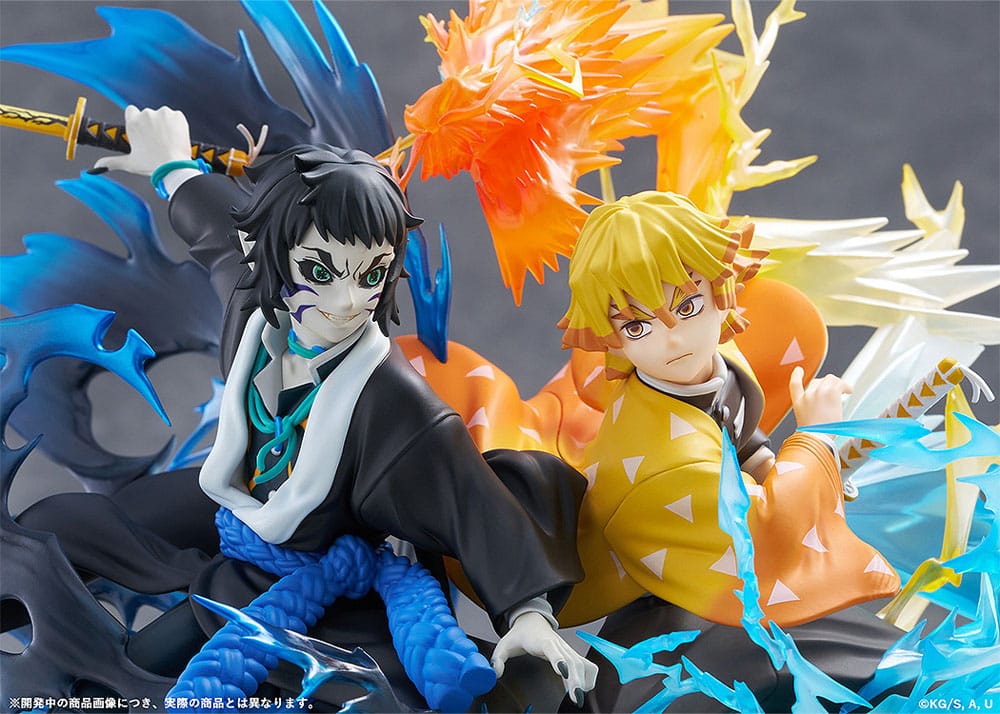 Demon Slayer: Kimetsu no Yaiba PVC Statue Zenitsu Agatsuma & Kaigaku 15 cm