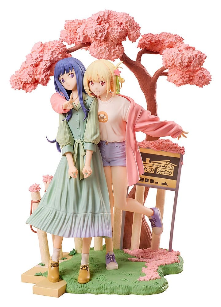 Lycoris Recoil PVC Figures 2-Pack Chisato Nishikigi & Takina Inoue Spring Ver. 25 cm