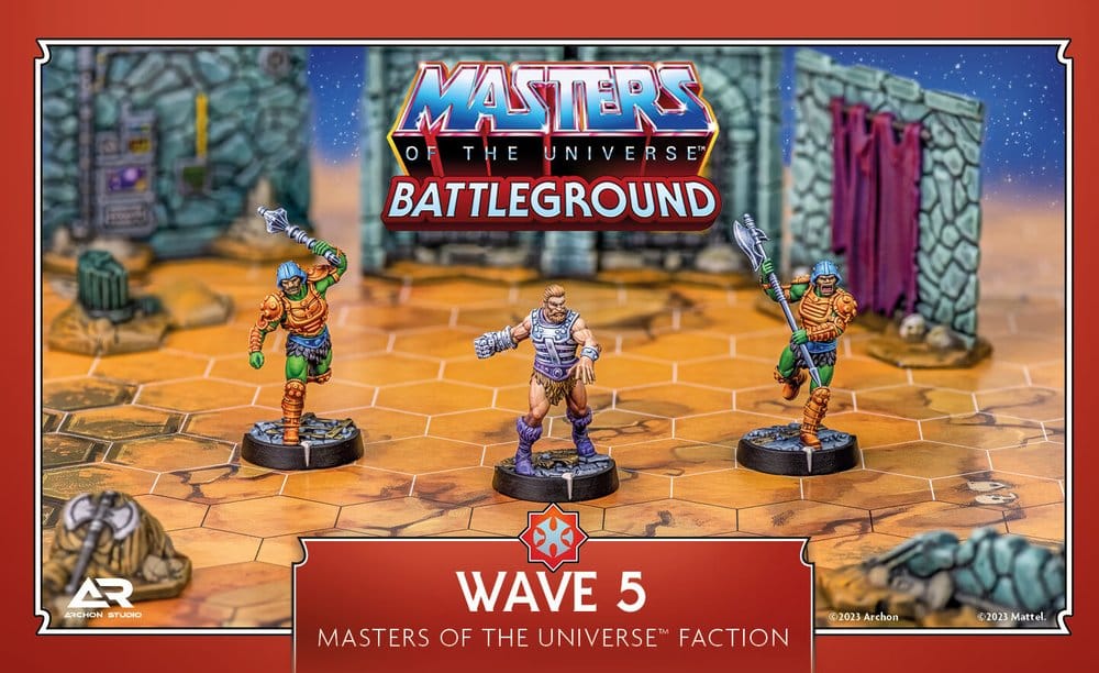 Masters of the Universe: Battleground Miniatures Game Wave 5: Masters of the Universe Faction *Spanish Version*