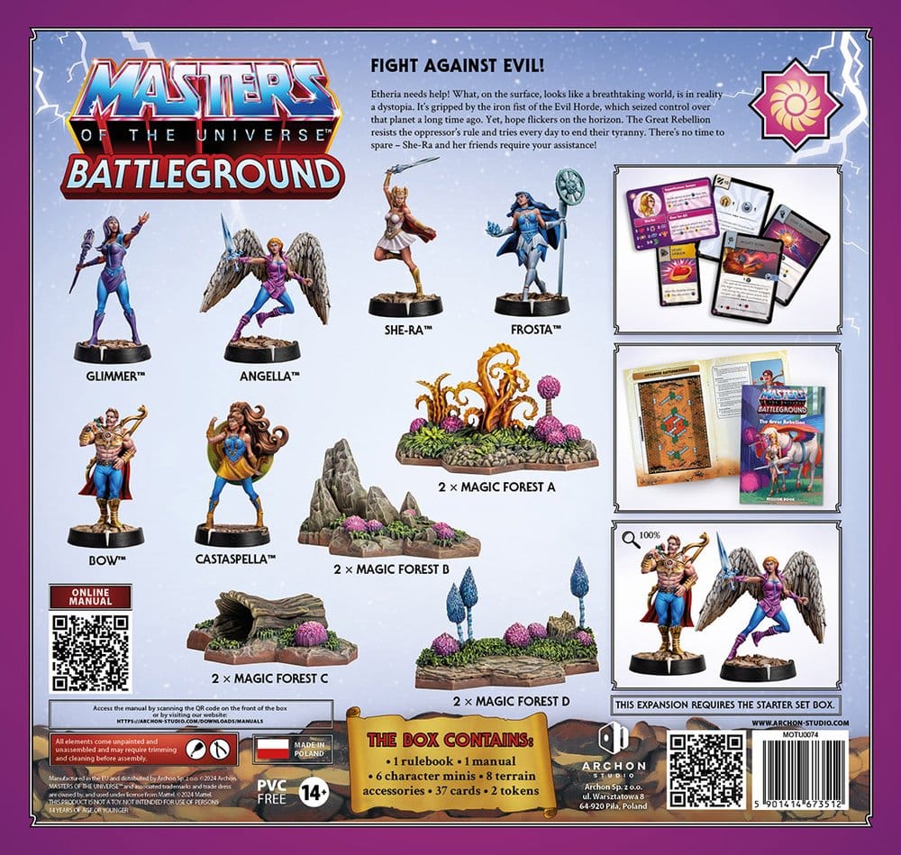 Masters of the Universe: Battleground Miniatures Game Wave 7: The Great Rebellion *German Version*