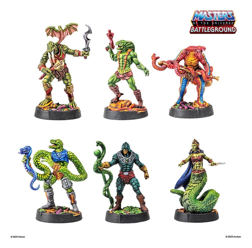 Masters of the Universe: Battleground Miniatures Game Wave 8: Snake Men Faction *Italian Version*