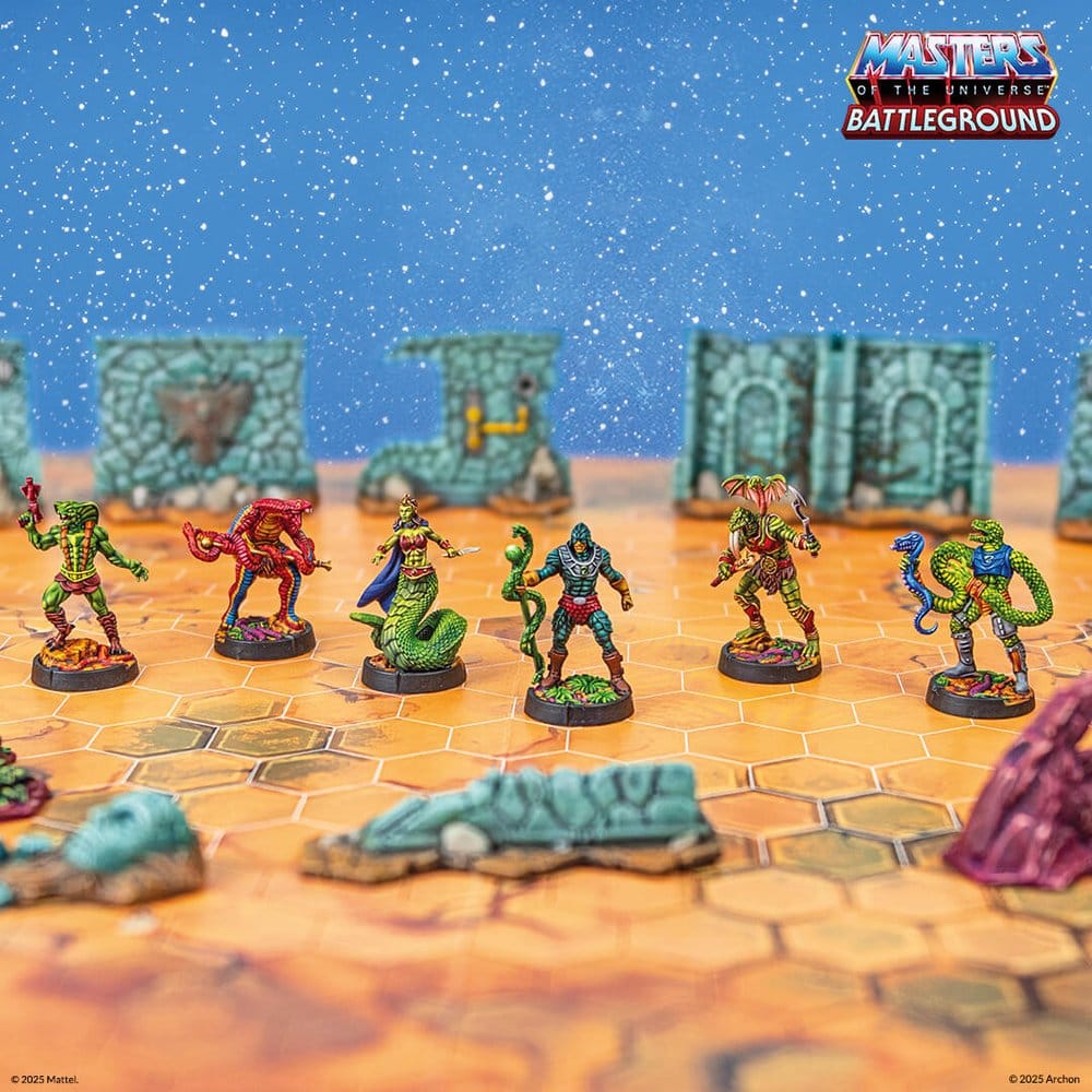 Masters of the Universe: Battleground Miniatures Game Wave 8: Snake Men Faction *Italian Version*