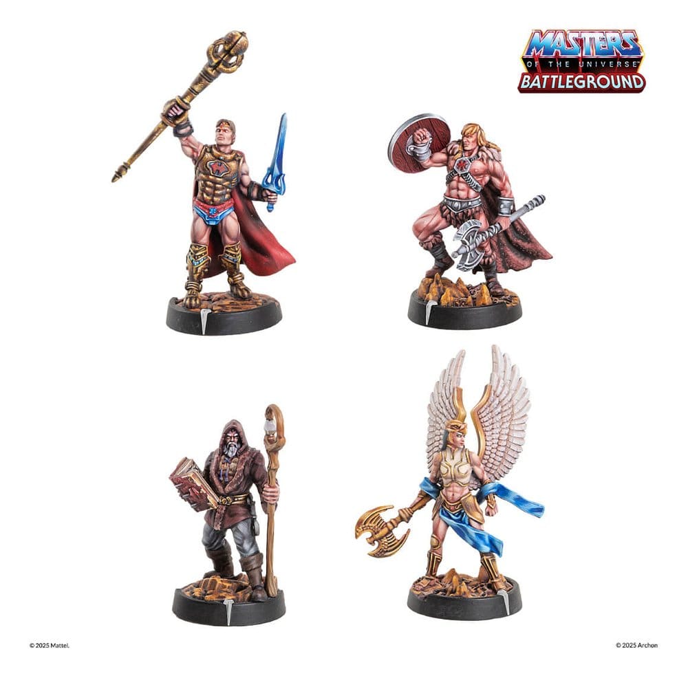 Masters of the Universe: Battleground Miniatures Game Wave 10: Preternian Heroes Faction *Italian Version*