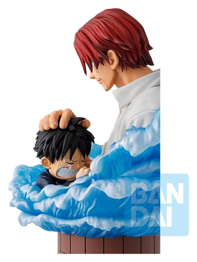 One Piece Ichibansho PVC Figure Shanks & Luffy (Red Hair Pirates) 15 cm