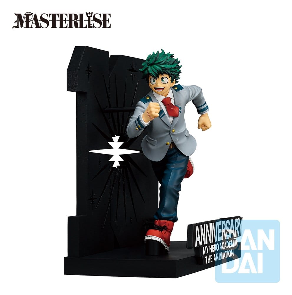 My Hero Academia Ichibansho Masterlise PVC Figure Izuku Midoriya -10th Anniversary- 21 cm