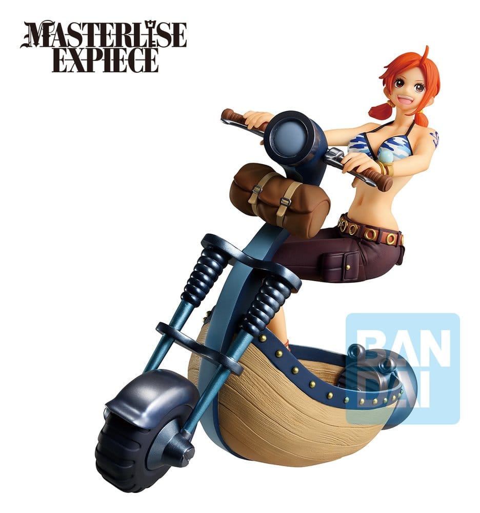 One Piece Playing Love Song in the Sky Ichibansho Masterlise Expiece PVC Figure Nami 18 cm
