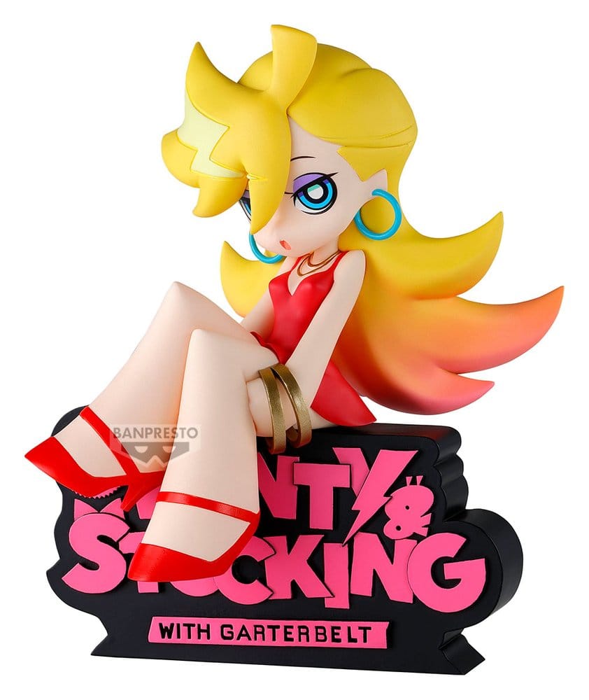 New Panty & Stocking with Garterbelt Monitor Top Figz PVC Figure Panty 12 cm
