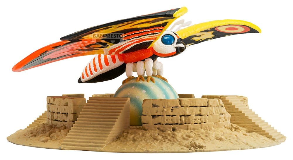 Rebirth of Mothra Toho Monster Series Art Vignette PVC Figure Mothra (1996) 5 cm