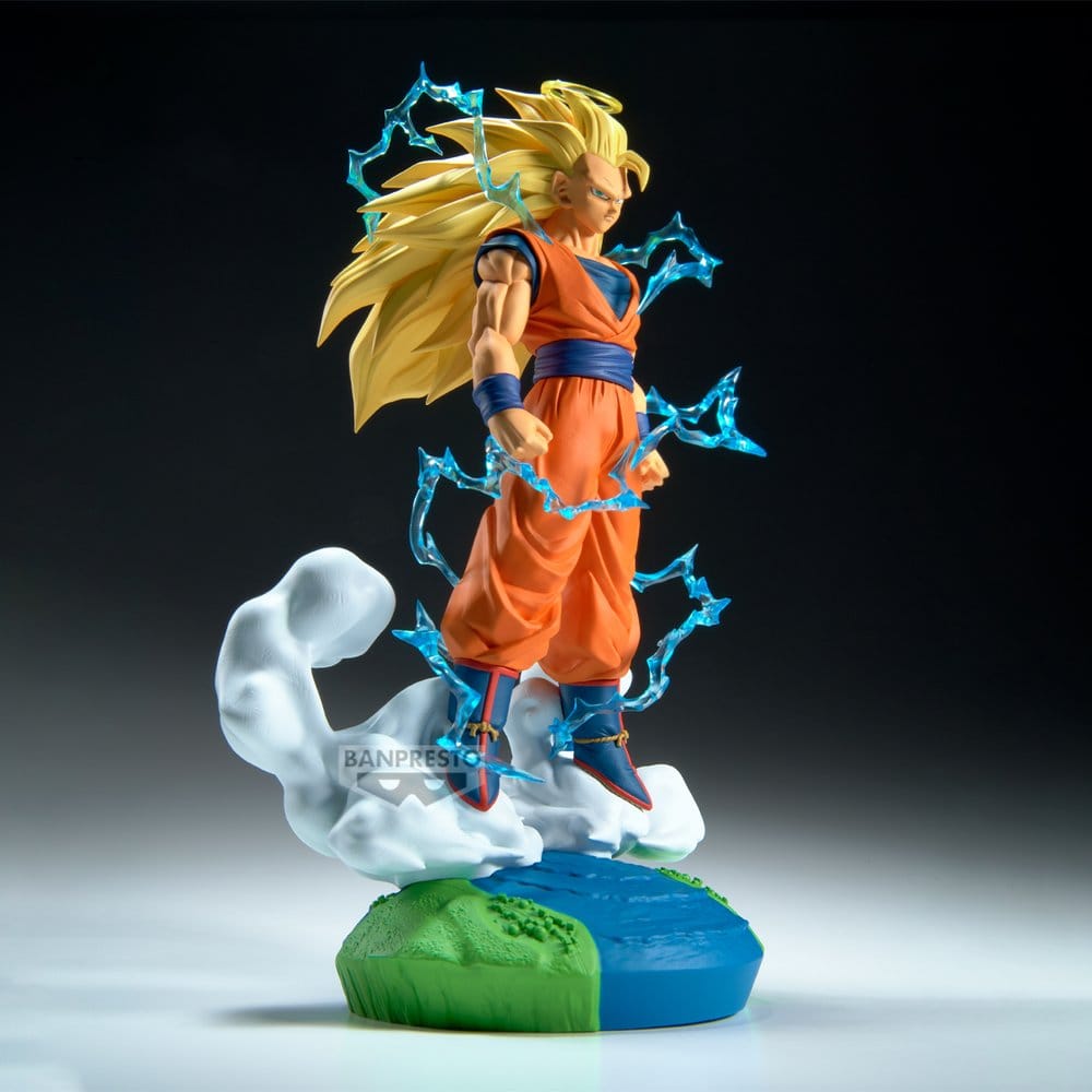 Dragon Ball Z History Box PVC Figure Super Saiyan 3 Son Goku 18 cm