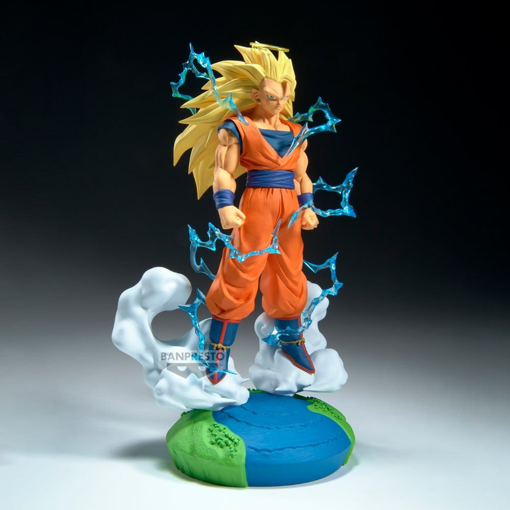 Dragon Ball Z History Box PVC Figure Super Saiyan 3 Son Goku 18 cm