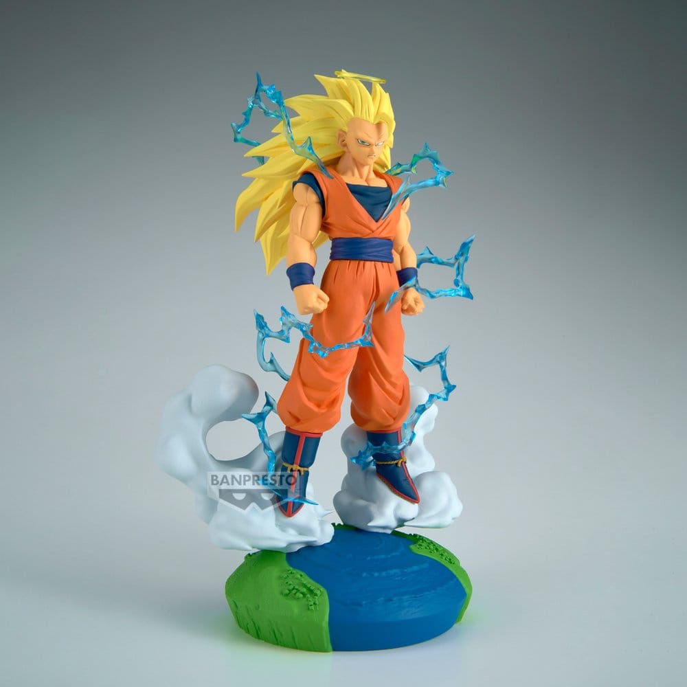 Dragon Ball Z History Box PVC Figure Super Saiyan 3 Son Goku 18 cm