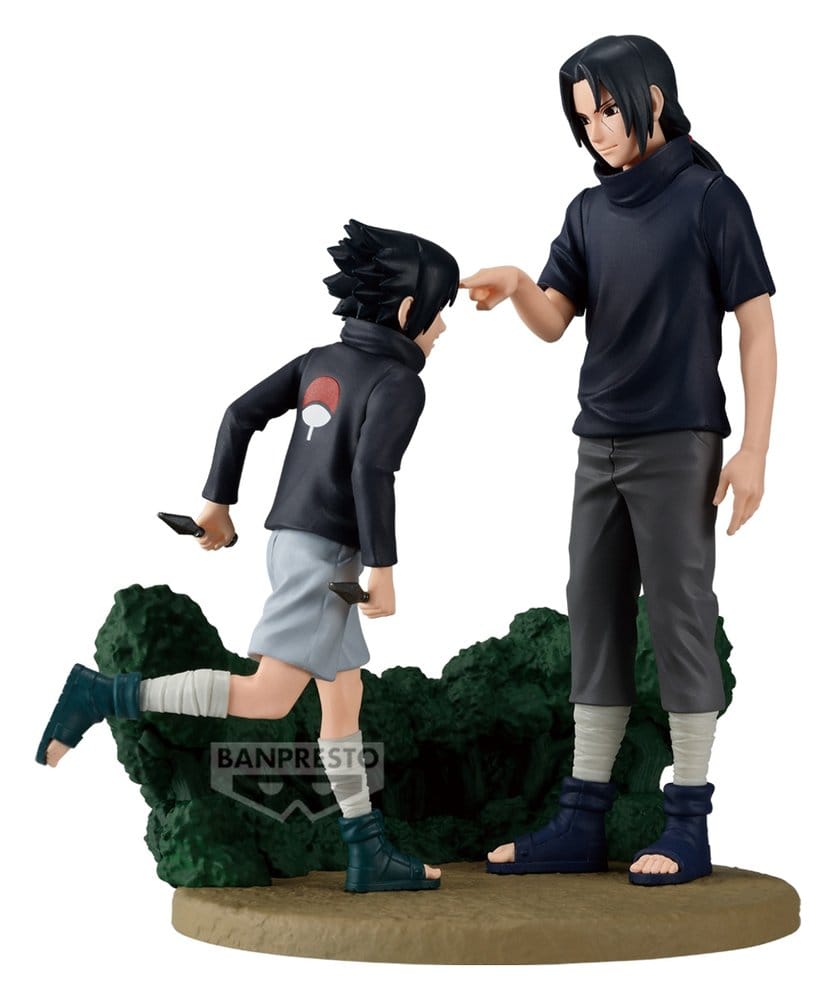 Naruto Shippuden Memorable Saga PVC Figure Sasuke Uchiha & Itachi Uchiha 14 cm