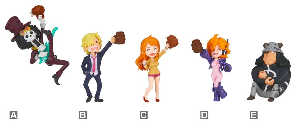 One Piece World Collectable Figure Mini Figures 6 cm Display (12)